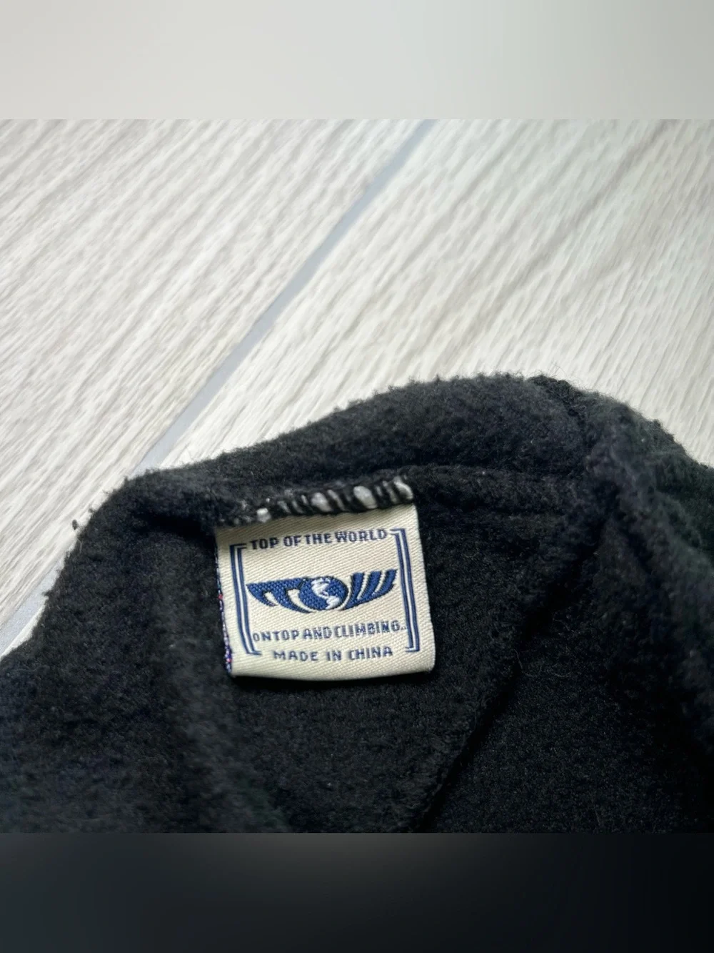 VTG 90s App State Mountaineers Fleece Cuffed Beanie Hat Yosef Top Of World OS